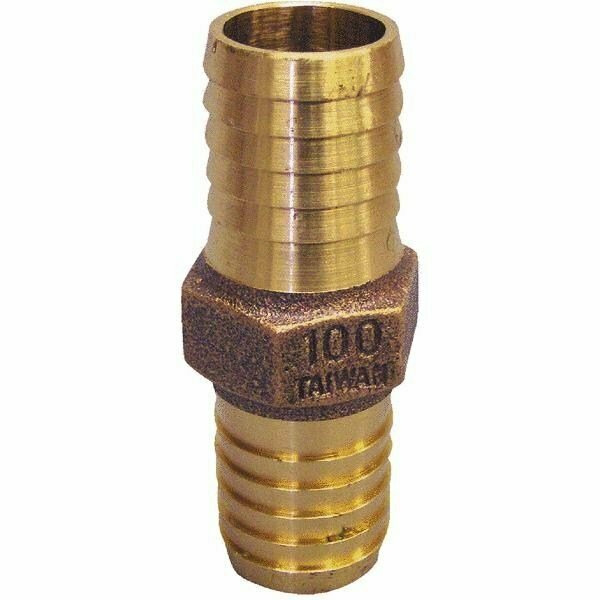 Merrill Low Lead Brass Hose Barb Insert Coupling RBCPNL50